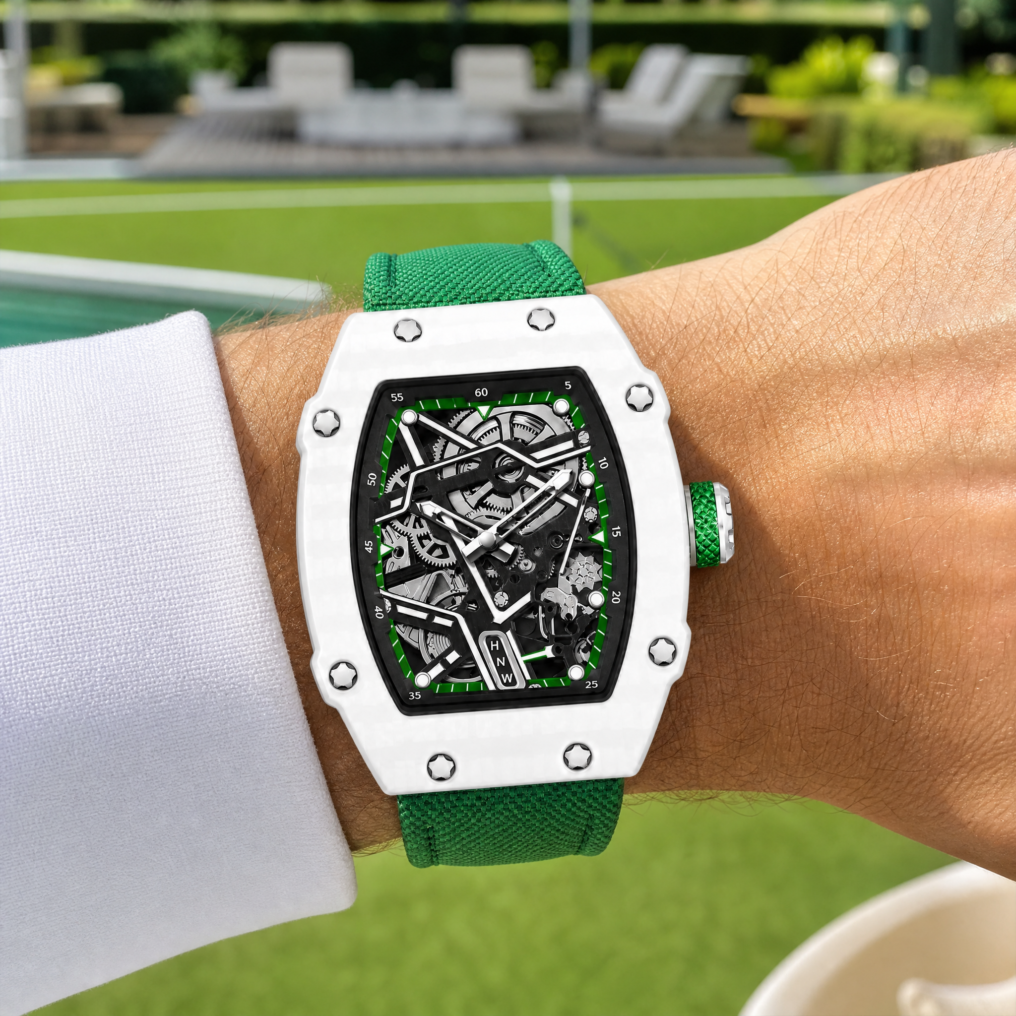 VANTERO - Tonneau Skeleton Watch