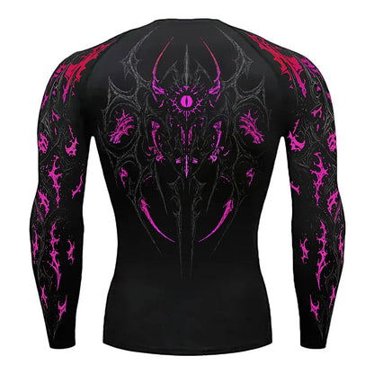 Void Eye Compression long sleeve [Neon Magenta]