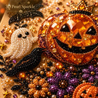🔥LAST DAY 50% OFF - 🎃Halloween Pearl Diamond Art DIY Kit👻 (No Mess, Beginner)