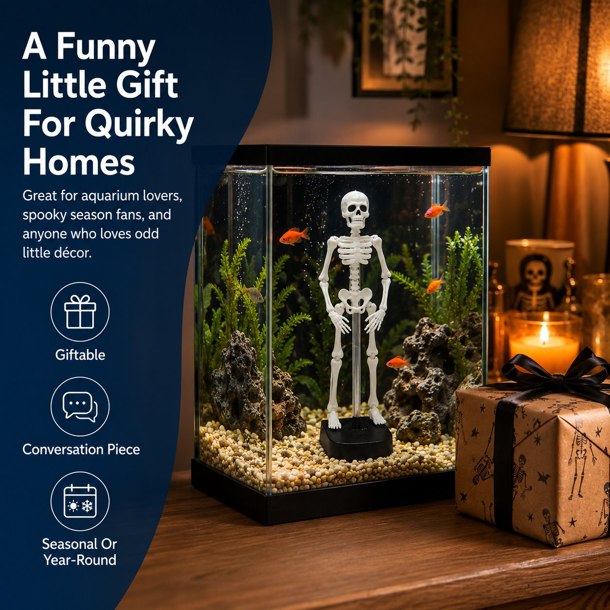 ⭐Up to 50% OFF – 2026 Sale🔥White Underwater Dancing Skeleton Bath Toy With Suction Base