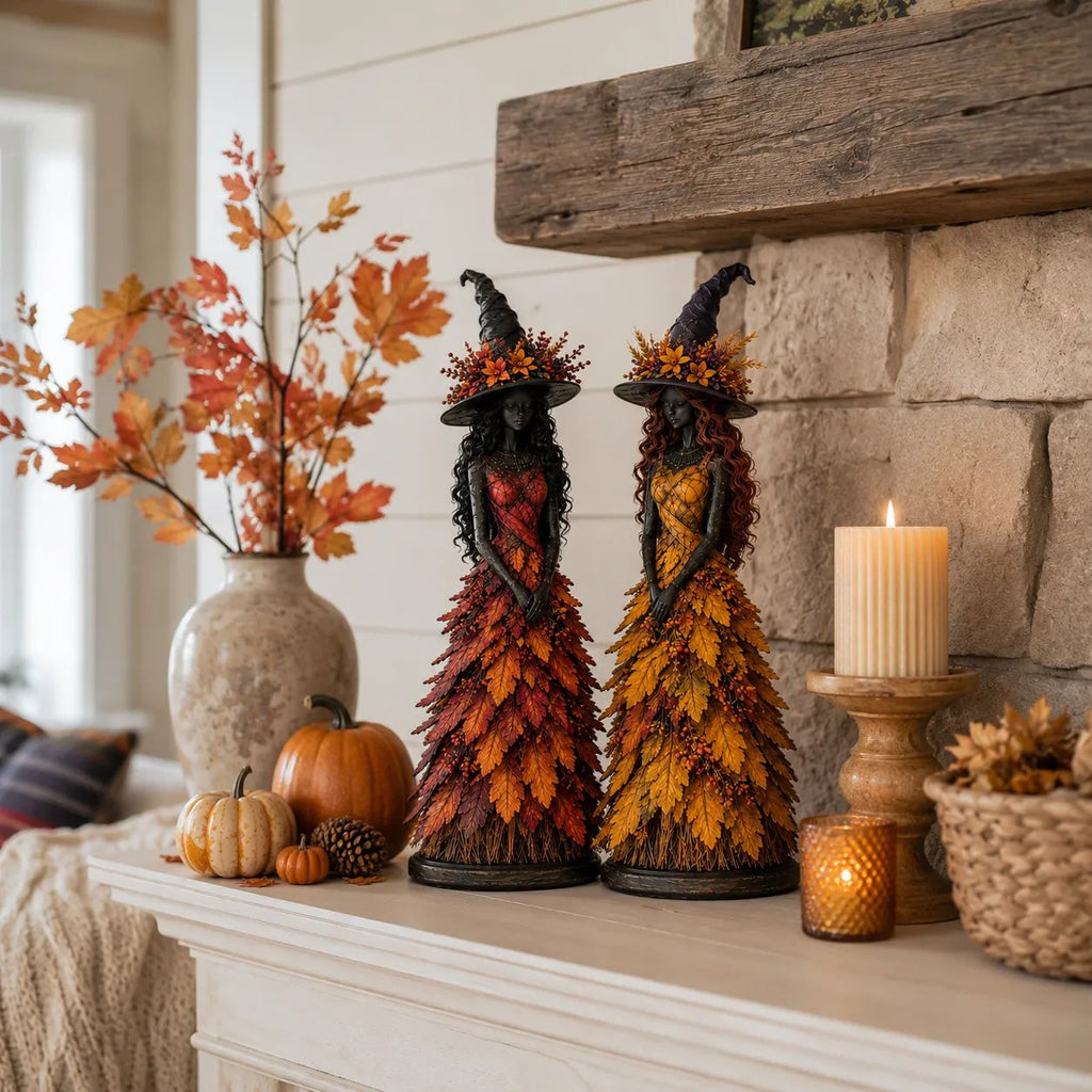 💥LAST DAY 49% OFF - 🧙 Enchanted Autumn Witch Figurine (📦Buy 2 Free Shipping)