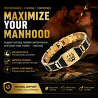 ✨🔥Men's Strength & Vitality Bracelet💯🎂Upgrade Your Energy, Style, and Confidence