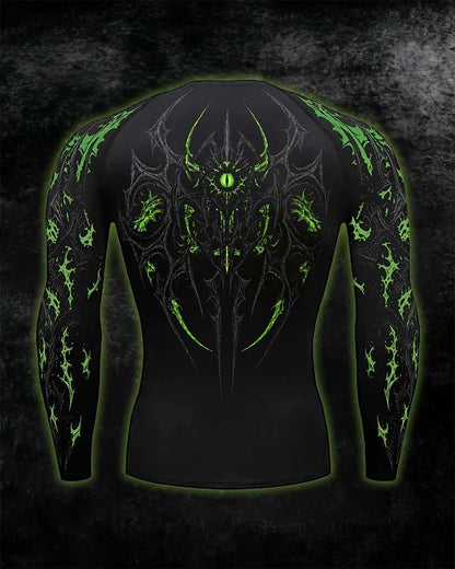 Void Eye Compression long sleeve [Acid Green]