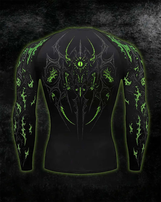 Void Eye Compression long sleeve [Acid Green]