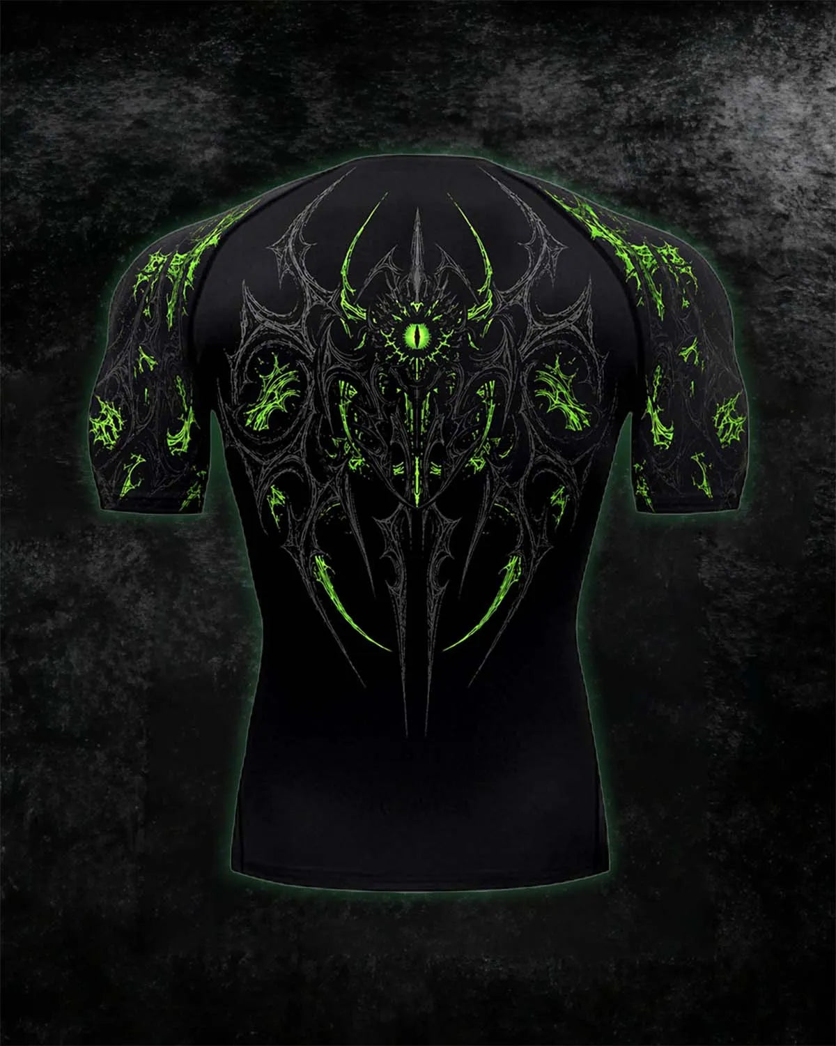 Void Eye Compression Tee [Acid Green]