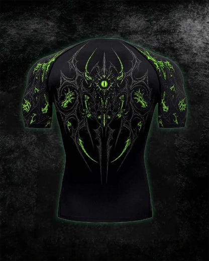 Void Eye Compression Tee [Acid Green]