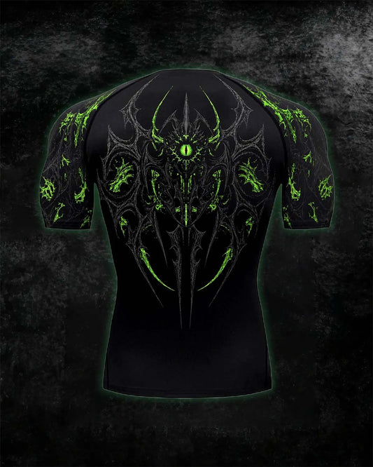 Void Eye Compression Tee [Acid Green]