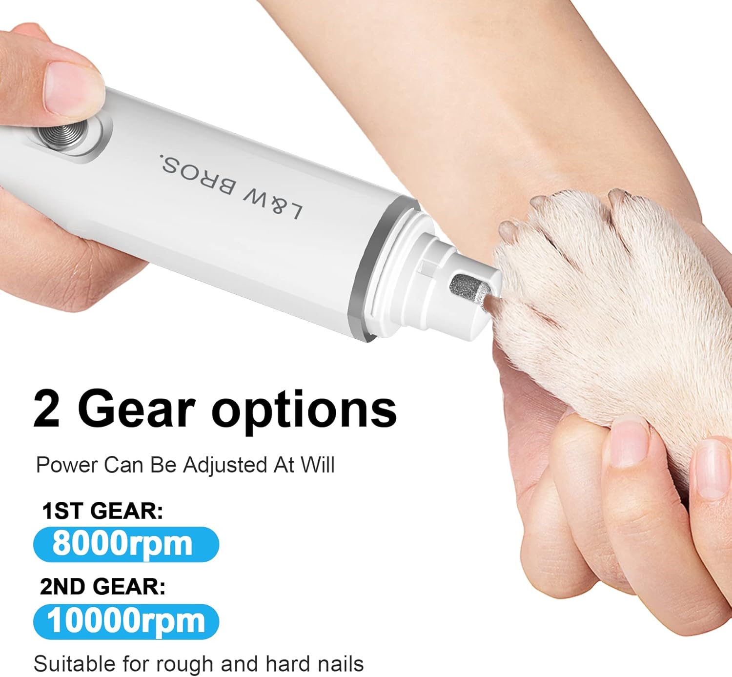 Rechargeable Nail Grinder Low-Noise
