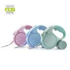 Retractable Leash With LED Poop Bag Dispenser