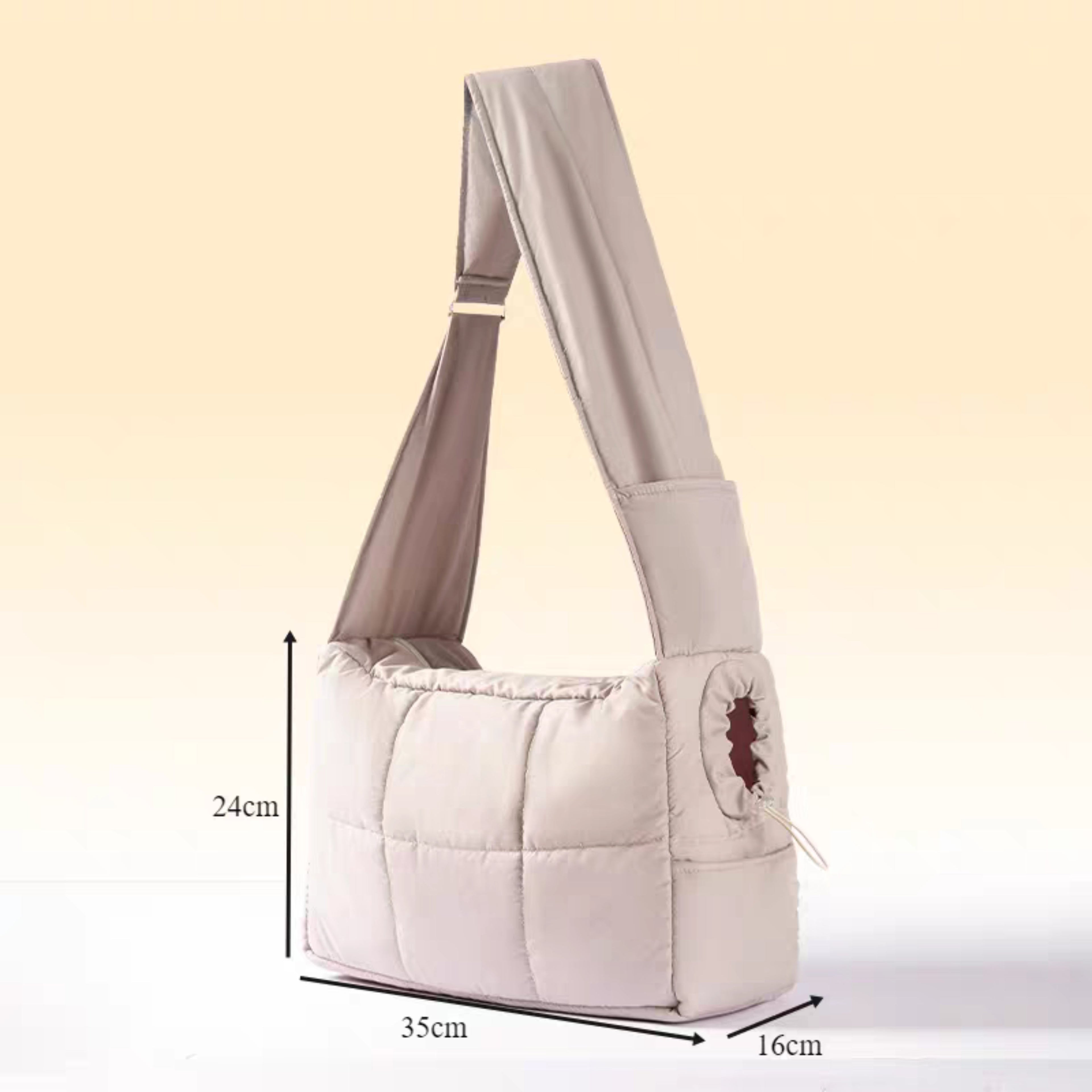 Pet carrier bag for autumn and winter