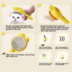 Self-Cleaning Pet Grooming Comb - Gentle Deshedding Brush for Pets