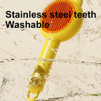 Self-Cleaning Pet Grooming Comb - Gentle Deshedding Brush for Pets