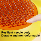 Self-Cleaning Pet Grooming Comb - Gentle Deshedding Brush for Pets