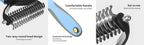 Pet hair removal brush