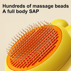 Self-Cleaning Pet Grooming Comb - Gentle Deshedding Brush for Pets