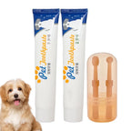 Pet toothpaste with brush