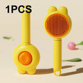 Self-Cleaning Pet Grooming Comb - Gentle Deshedding Brush for Pets