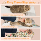 Cat grooming wrap
