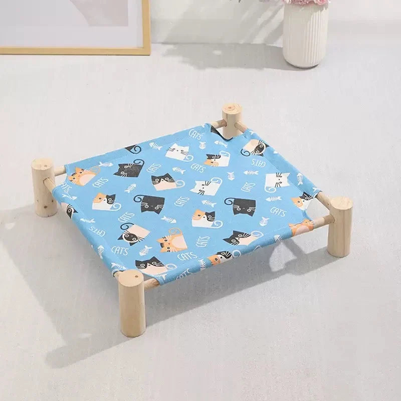 Pet wooden bed