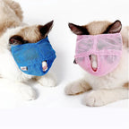 Cat face mask for grooming