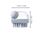 Gentle massage bath brush