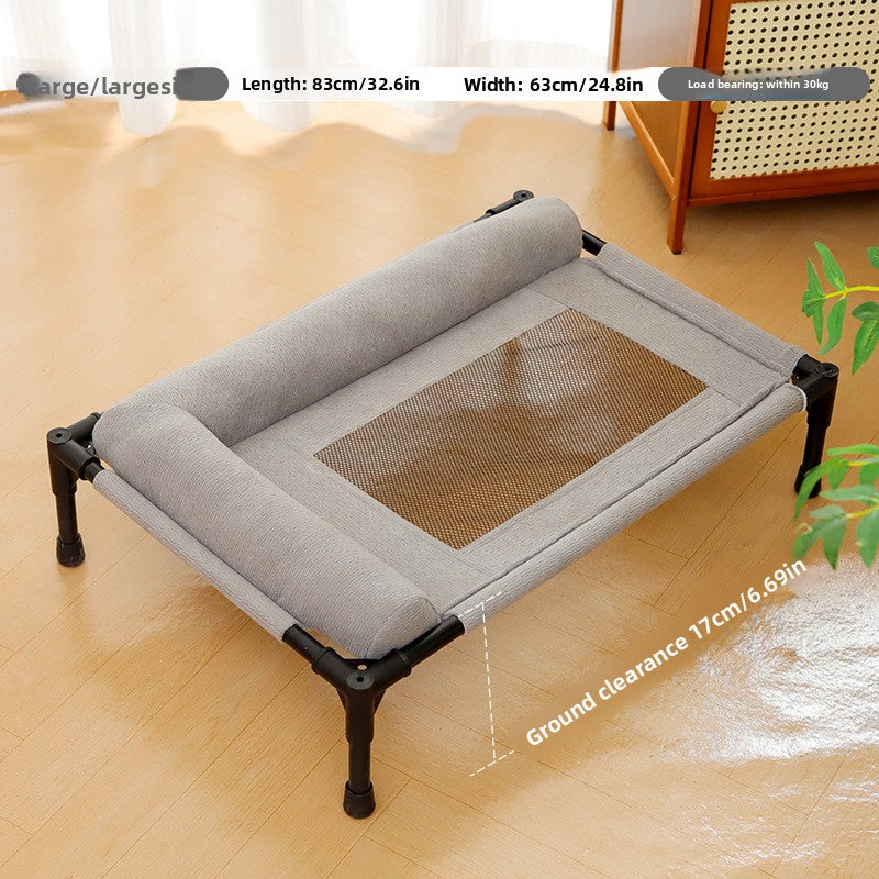 Pet high leg cot